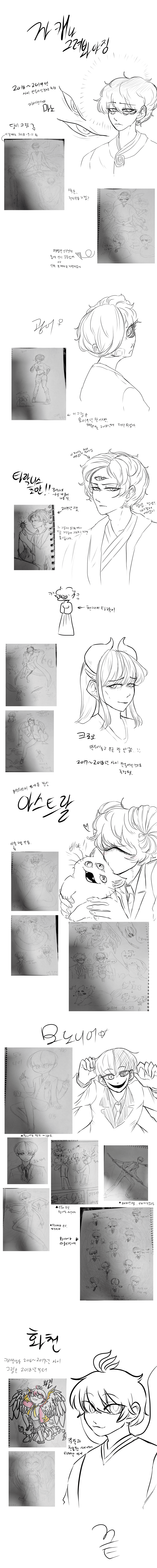 자캐들~~